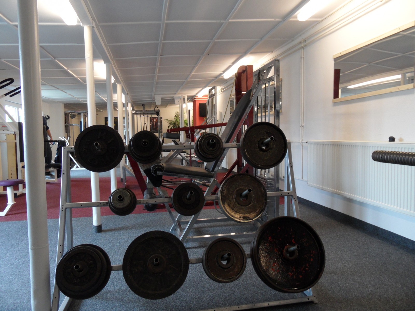 Dicke Gewichte sind bei Bedarf vorrätig. Foto: VfL/rz