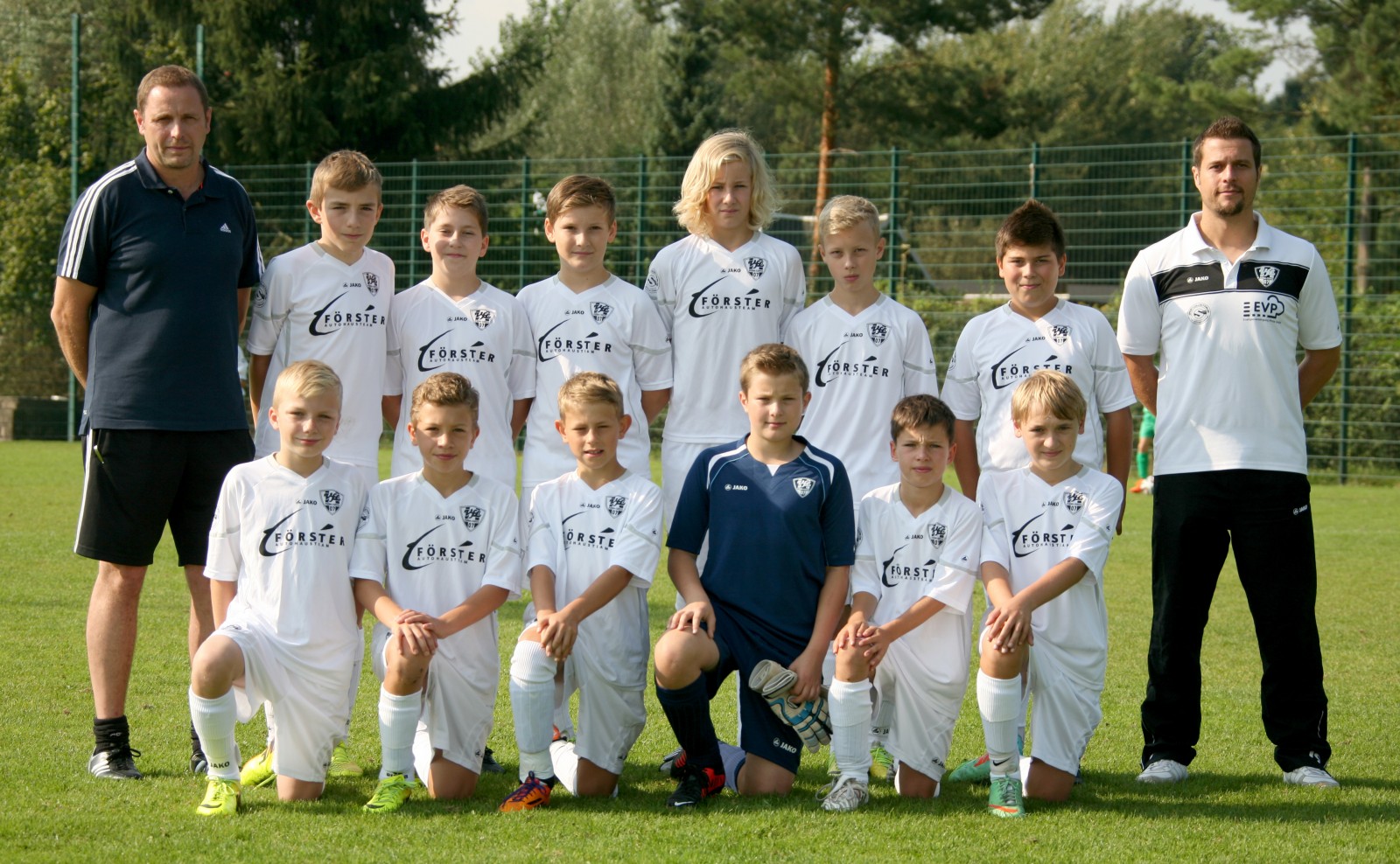 Letzte Saison D1, jetzt teilweise in der U15 am Ball: Das VfL-Team von Schubert und Paulus.