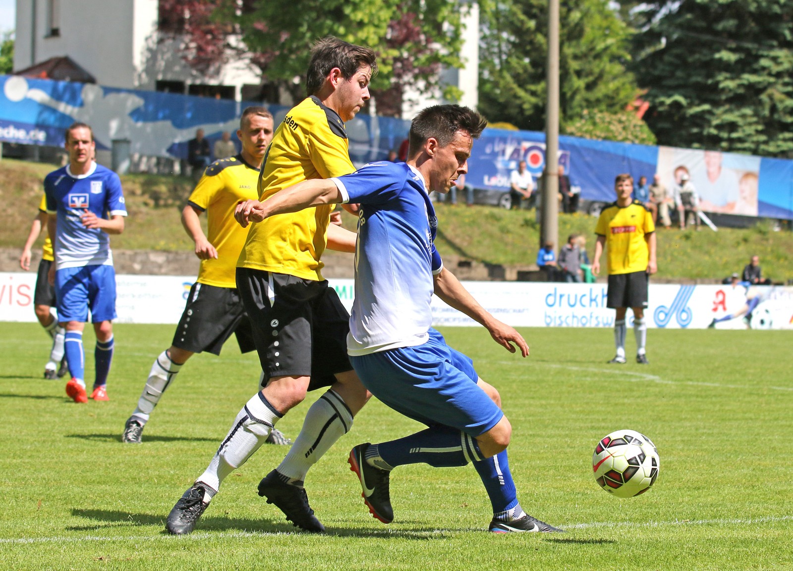 Stark am Ball und dynamisch: VfL-Neuzugang Erik Weskott. Foto: Bischofswerdaer FV 08