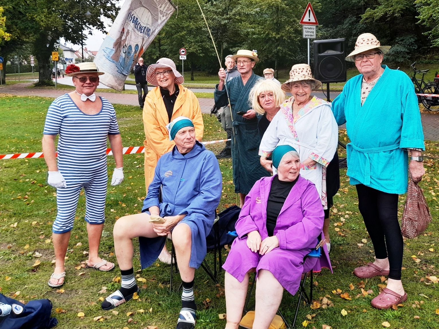 Tolle Gemeinschaft: Die Gruppe der Pirnaer Winterschwimmer. Foto: VfL/rr