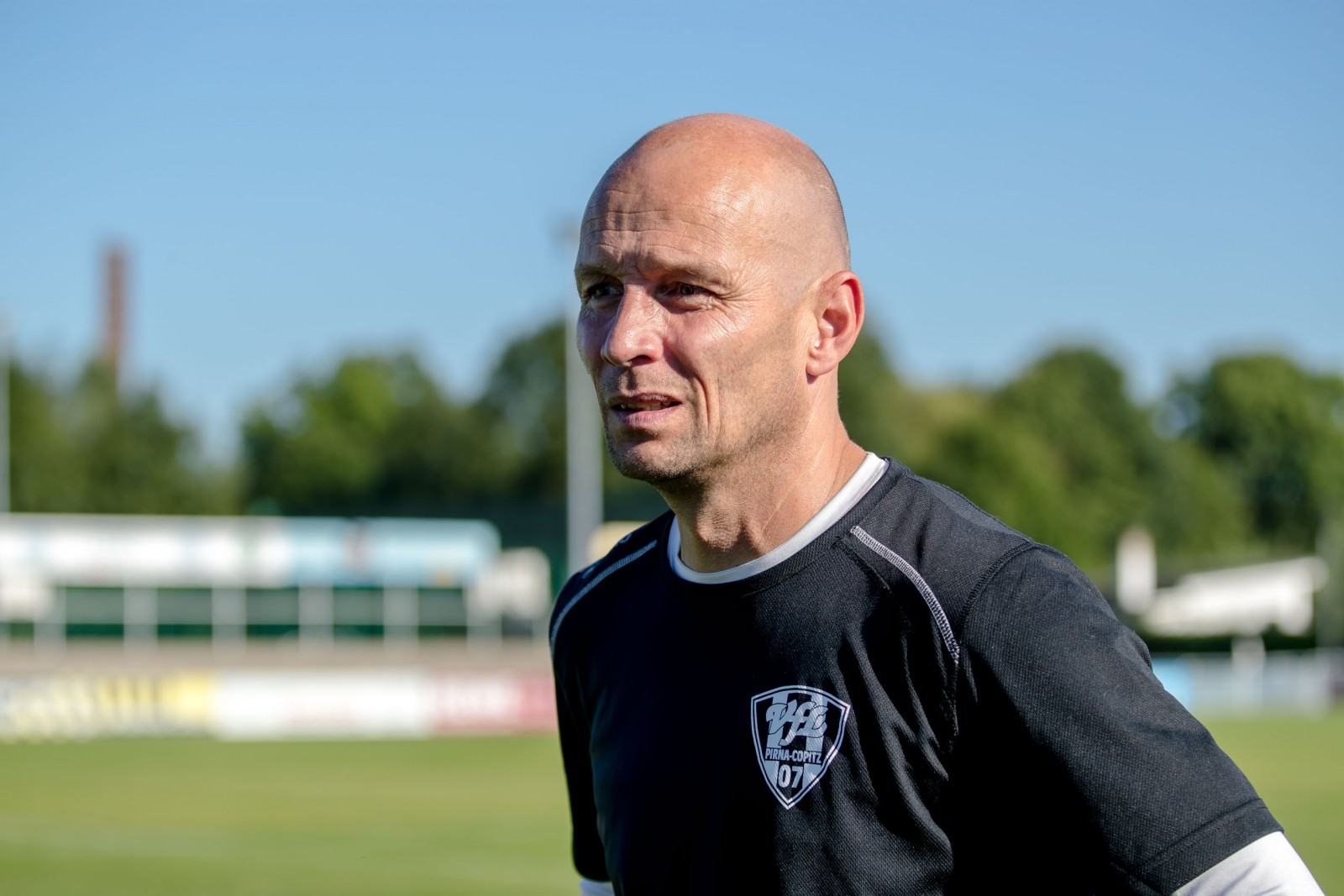 Konzentriert und akribisch: VfL-Trainer Nico Däbritz. Foto: Marko Förster