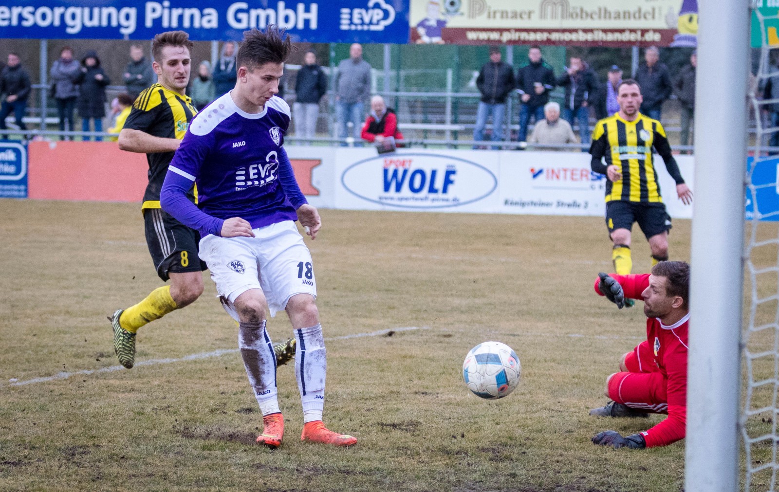 Immer für einen Treffer gut: VfL-Stürmer Marius Riedel. Foto: Marko Förster