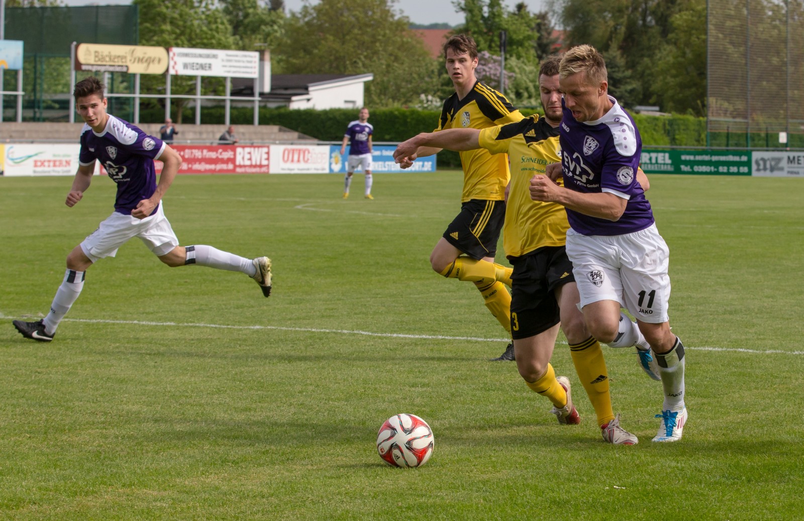 Immer mit Zug zum Tor: VfL-Stürmer Ronny Kreher. Foto: Marko Förster