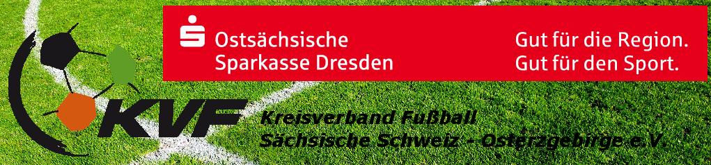 Logo des Kreisverbandes Fußball Sächsische Schweiz-Osterzgebirge.