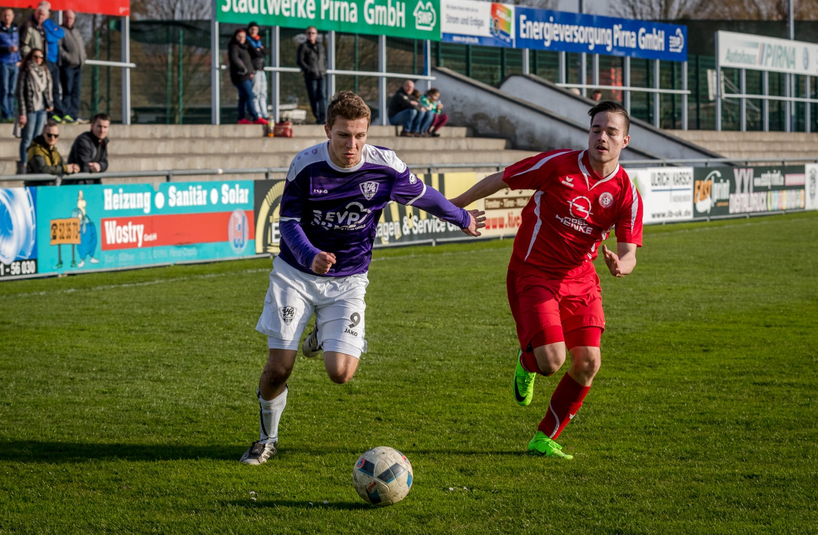 John-Benedikt Henschel sorgt für viel Belebung im Offensivspiel des VfL Pirna-Copitz. Foto: Marko Förster