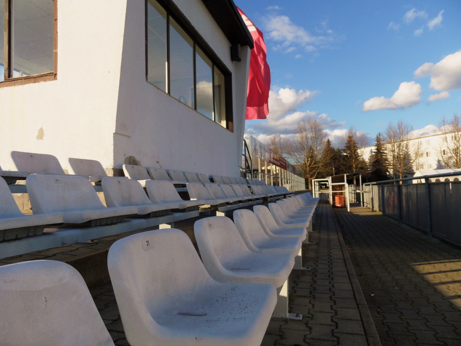 Die VfL-Heimstätte: Das Willy-Tröger-Stadion in Pirna. Foto: VfL/rz