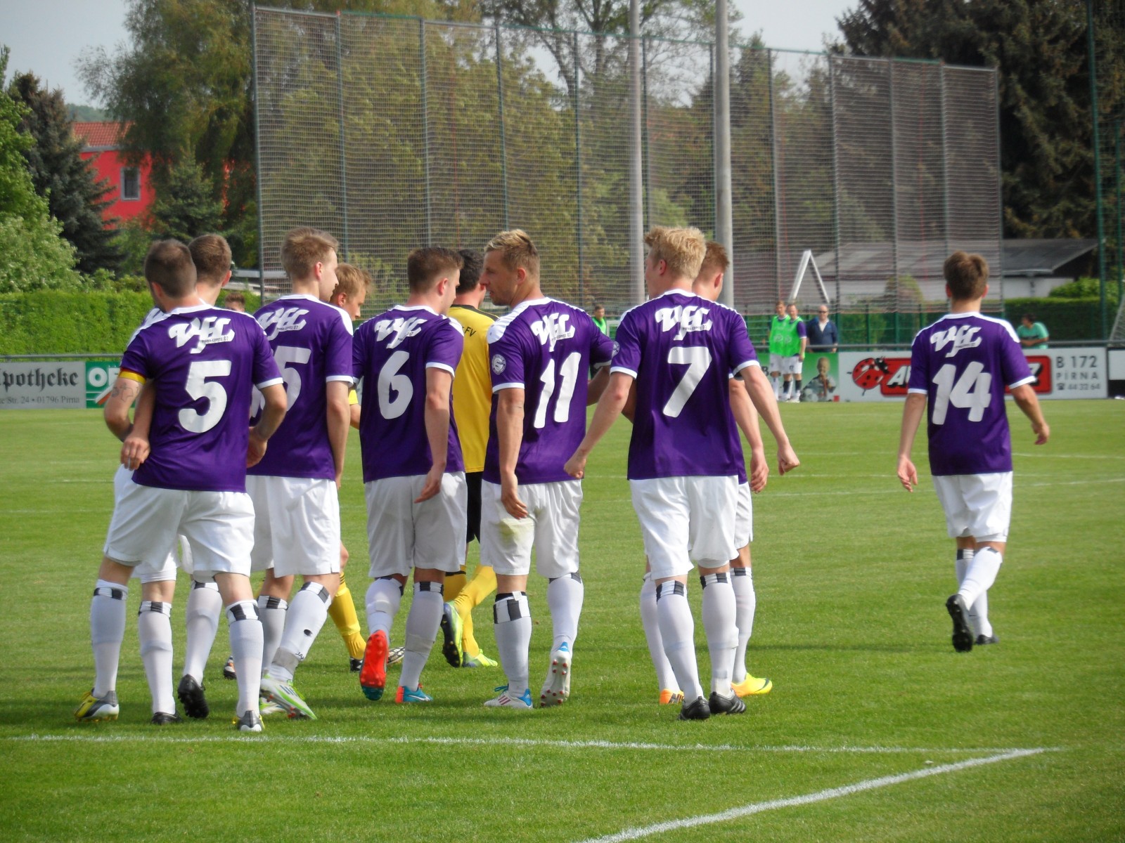 Ein Team, ein Weg, ein Ziel: Copitz will stets gemeinsam siegen. Foto: VfL/rz