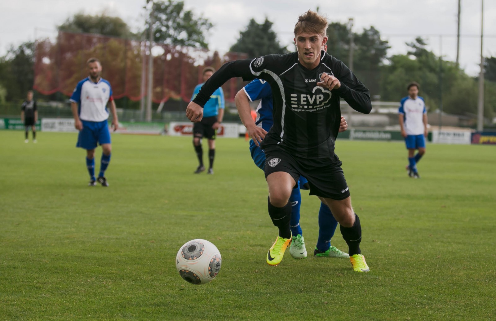 Kraftvoll und dynamisch: Marcel Reck, Antreiber im VfL-Mittelfeld. Foto: Marko Förster