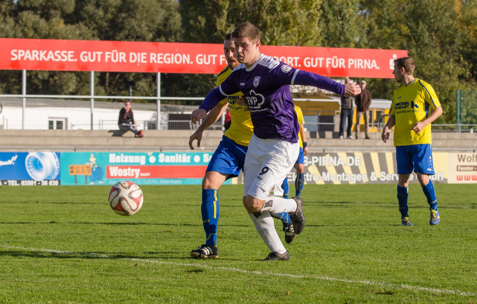 Drängt entschlossen zum Tor: VfL-Angreifer Marcel Kleber. Foto: Marko Förster