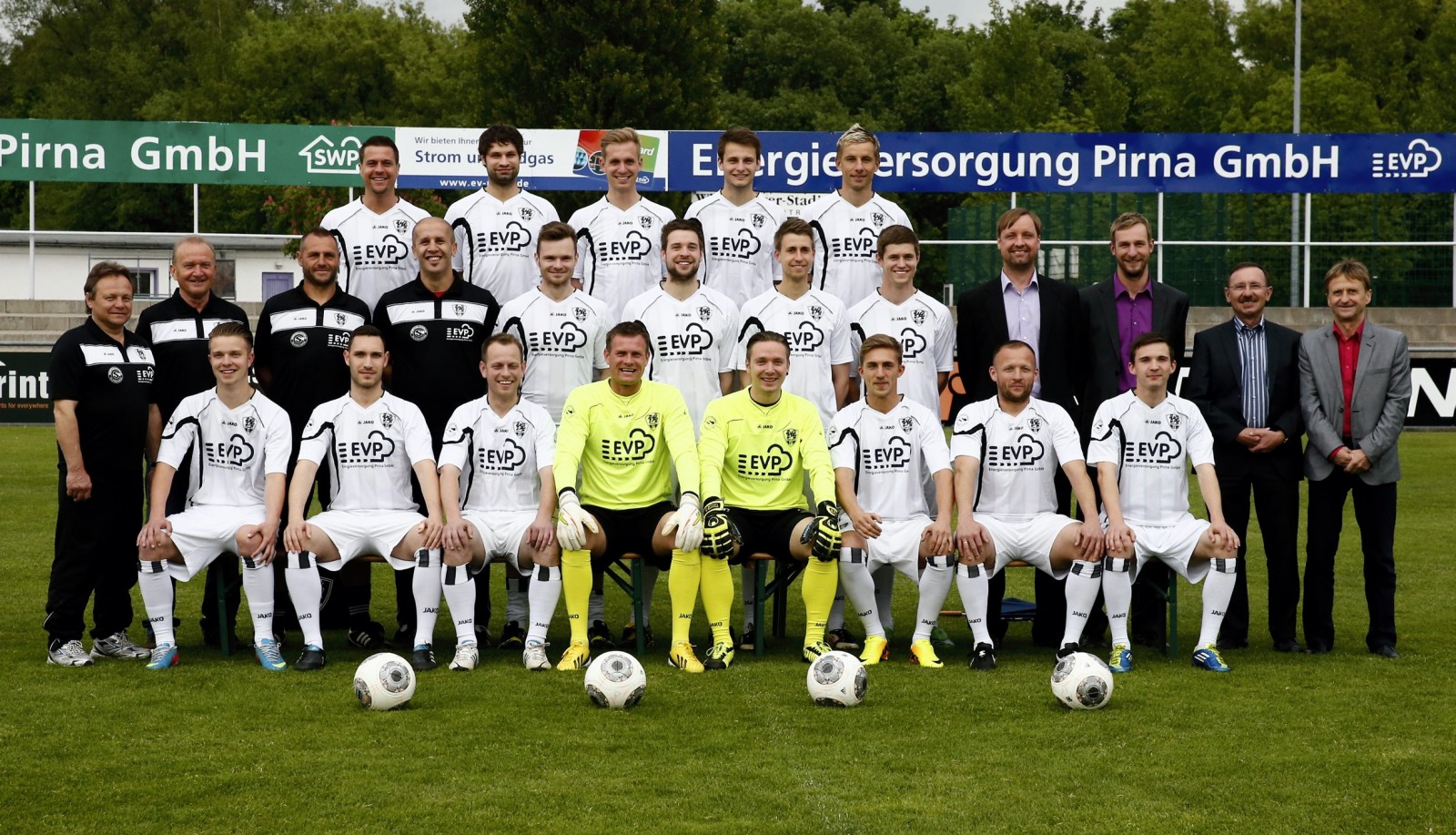 Bezirksliga 2013/2014: Das Team des VfL Pirna-Copitz. Foto: Marko Förster