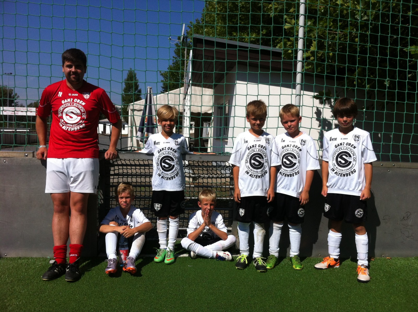 Teamfoto beim VfL-Camp im 