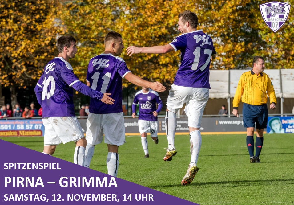 Spitzenspiel in Pirna: Der VfL empfängt Grimma am Samstag, 14 Uhr.