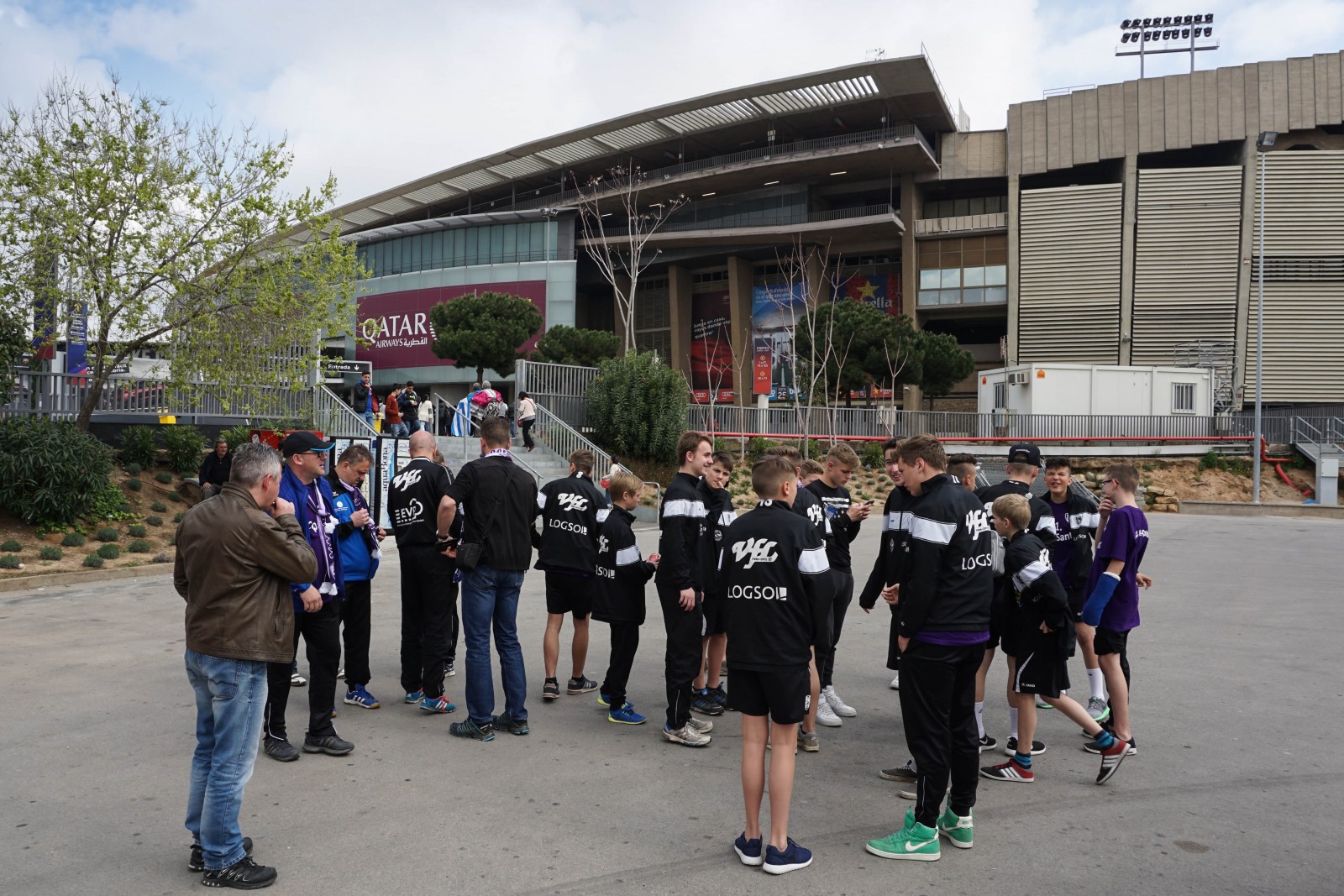 Das Stadion von Barcelona ist von außen schon sehr beeindruckend. Foto: VfL