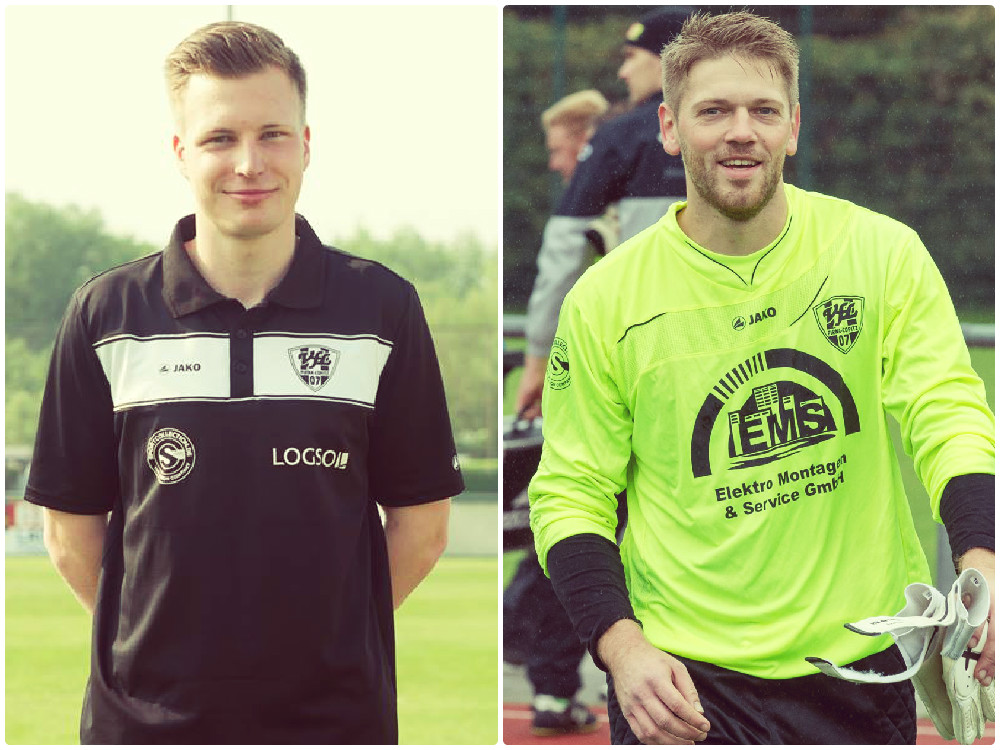 Neues Trainerduo: Tino Neumann (li.) und Richard Lachmann Ã¼bernehmen die U19 des VfL. Foto: VfL; Marko FÃ¶rster