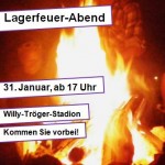 Am 31. Januar findet ab 17 Uhr beim VfL ein Lagerfeuer-Abend statt.