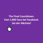 Wann fällt die Marke? Der VfL Pirna steht vor dem 1.000 "Like" bei Facebook. Grafik: VfL/rz