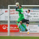 Stark am Boden und in der Luft: VfL-Keeper Ron Wochnik. Foto: Facebook/FSV Budissa Bautzen