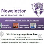 Titelseite des zweiten Newsletters
