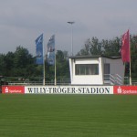 Das Willy-Tröger-Stadion des VfL Pirna-Copitz.