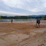Die Volleyballer des VfL Pirna-Copitz haben die Beachvolleyball-Felder neu hergerichtet. Foto: VfL