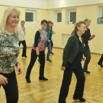 Die Line-Dance-Gruppe von Ines Jentzsch ist mit viel Freude dabei. Foto: privat