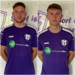 Lucas Meister (li.) und Robin Zielezinski verstärken die Offensive der Pirnaer. Fotos: VfL/Jakob Funken