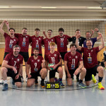 Glückwunsch! Die Volleyballer des VfL sind in die Sachsenliga aufgestiegen. Foto: VfL