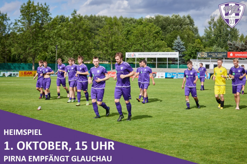 Heimspiel im Willy-Tröger-Stadion: Der VfL empfängt Glauchau am 1. Oktober, 15 Uhr. Grafik: VfL/rz