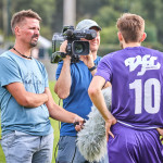 Starke Medien-Zusammenarbeit: Pirna-TV begleitet aktuell jedes Landesliga-Heimspiel des VfL Pirna-Copitz. Foto: Marko Förster