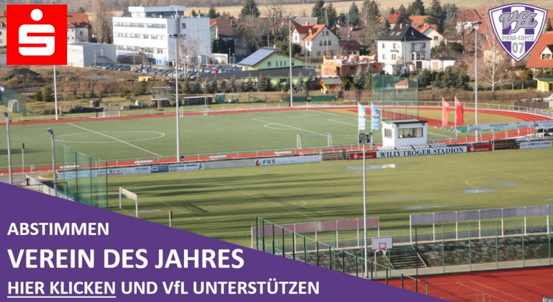 Bei dem von der Ostsächsischen Sparkasse Dresden initiierten Wettbewerb gehört der VfL Pirna-Copitz zu den nominierten Vereinen. Grafik: VfL/rz