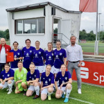 Die Ostsächsische Sparkasse Dresden engagiert sich zukünftig zusätzlich als offizieller Teampartner der VfL-Frauenmannschaft. Foto: VfL