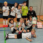 Spielen auch unterm Hallendach mutig und mit Freude: die F-Junioren des VfL Pirna. Foto: VfL