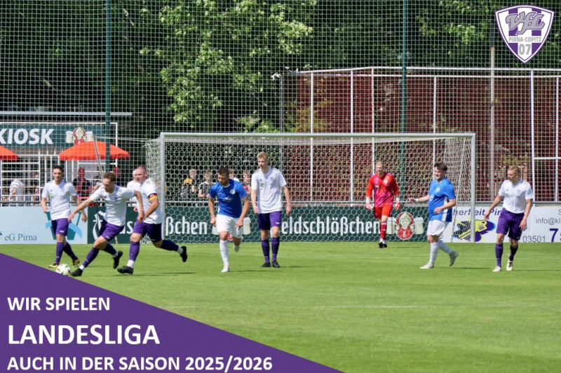 Der VfL Pirna-Copitz spielt auch in der Saison 2025/2026 in der höchsten sächsischen Klasse. Grafik: VfL/rz