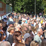 Rekordkulisse im Jahr 2025! Circa 1.100 Fans verfolgten die Landesliga-Begegnung zwischen dem VfL Pirna-Copitz und der SG Dynamo Dresden U23. Foto: VfL/Maximilian Arlt/Kassandra Große