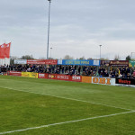 Der VfL bot als Ausrichter des Landesliga-Spiels zwischen der U23 von Dynamo Dresden und der BSG Stahl Riesa eine hervorragende Kulisse. Foto: VfL