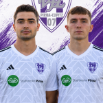 Die Pirnaer Lukas Hanisch (li.) und Jakob David (re.) führen derzeit die Landesklasse-Torschützenliste an. Grafik: VfL/rz