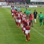 Die Fußballer fanden im Pirnaer Stadion gute Bedingungen vor.