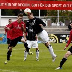 Marcel Kleber vom VfL kommt zum Kopfball. Foto: Marko Förster