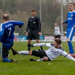 Gibt keinen Ball verloren: VfL-Spieler Robert Kluttig bei einer Grätsche. Foto: Marko Förster