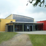 Häufige VfL-Trainingsstätte im Winter: Die Sporthalle am Herder-Gymnasium in Pirna-Copitz.