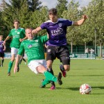 Antrittsstark: Marius Riedel vom VfL versucht, seinen Gegenspieler abzuschütteln. Foto: Marko Förster