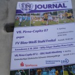 Schöne Erinnerung vom Spiel: das VfL-Stadionheft. Foto: Matze-Groundhopping