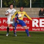 &quotBenny" Hempel beackert seinen Gegenspieler. Foto: Marko Förster