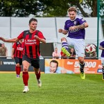 Defensiv-Maschine! Eric Ranninger ist am Ball und im Zweikampf stark. Foto: Marko Förster