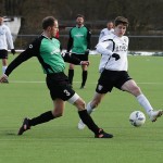 VfL-Stürmer Marcel Kleber setzt entschlossen nach, kämpft um jeden Ball. Foto: Marko Förster