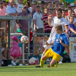 Tolle Derbykulisse: Über 300 Zuschauer sahen das Spiel zwischen Pirna-Copitz und Heidenau. Foto: Marko Förster
