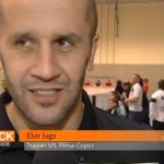 VfL-Trainer Elvir Jugo gab dem Sportmagazin &quotFanblock" ein Interview. Screenshot: VfL