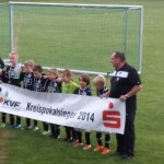 Die F-Junioren vom VfL sind Kreispokalsieger 2013/2014. Foto: VfL