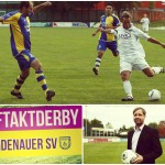 Samstag, den 8. August: Ab 15 Uhr empfängt der VfL Pirna den Heidenauer SV. Fotos: M. Förster; Collage: VfL/ts, VfL/rz