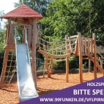 Ein Holzspielplatz für den VfL Pirna - bitte unterstützen Sie unser Projekt. Foto: www.ziegler-spielplatz.de
